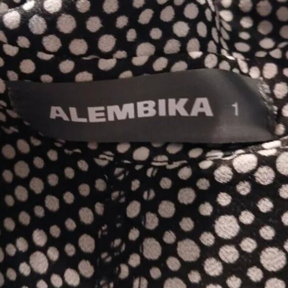 Alembika Meredith mixed pattern trapeze shirt dress women's size 1 - Picture 5 of 9